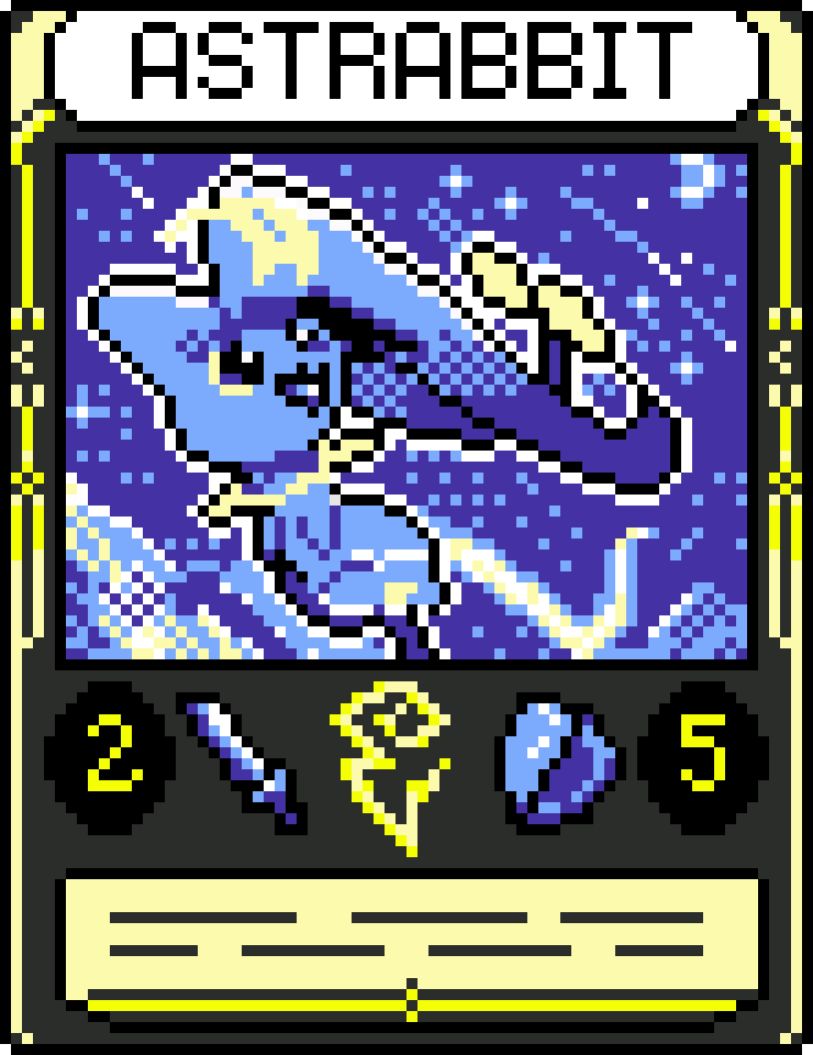 C_and_Cascade's tweet photo. I just started playing the game #ElestralsTCG. I love rabbits so I knew I'd have to make this little guy. https://t.co/nZrD1ePgp1