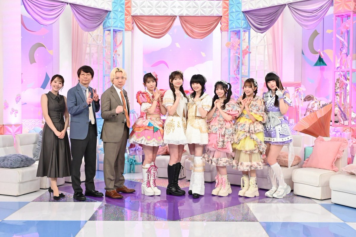 GIFT_IDOL's tweet photo. 📢特番放送決定📢

🎀『GIFT ~Girls Idol Festival TV~』🎀

イベント開催に先駆けて、
GIFTに出演のアイドルによる妄想企画会議の様子をお届け- ̗̀🎁  ̖́-

ʚ出演ɞ 
※順不同・敬称略
小泉遥香(超ときめき♡宣伝部)
岡村ほまれ(モーニング娘。'26)
山﨑愛生(モーニング娘。'26)
栗田なつか(SWEET STEADY)
山内咲奈(SWEET STEADY)
環やね(きゅるりんってしてみて)

▶︎イベント詳細はこちら
チケット最速先行受付中🎟🩵 ̖́-
https://t.co/qw8YaKt0FL

▶8月24日(月)深夜0時15分〜
テレビ朝日系列※一部地域除く

▶放送終了後
TVer/ABEMA/テレ朝動画/TELASAで見逃し配信

イベント開催前に、要チェックです！📺

#GIFT2026 #テレビ朝日