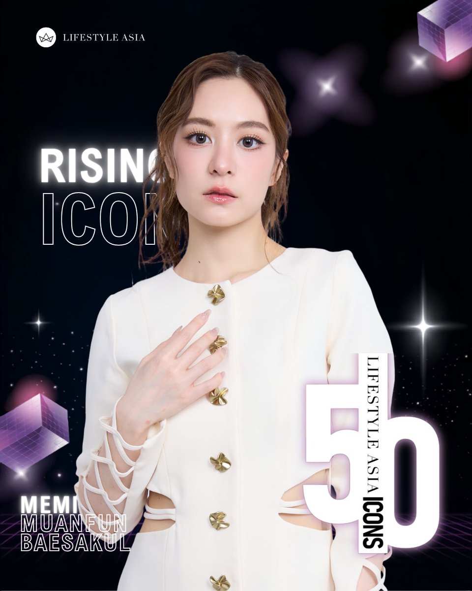 LSAthai's tweet photo. รายชื่อผู้ที่ได้รับรางวัล Lifestyle Asia 50 ICONS สาขา ‘Rising Icons’ ประจำปี 2026 🌟  
  
แฟนคลับสามารถคอมเมนต์เป็นกำลังใจให้เหล่า ICONS ของคุณที่ด้านล่างนี้ได้เลย แล้วมาร่วมเฉลิมฉลองไปพร้อมกันในวันที่ 20 สิงหาคมนี้!   
 
#LSA50ICONS2026 #LSA50ICONS #LifestyleAsiaTH https://t.co/1ENfjncOdb