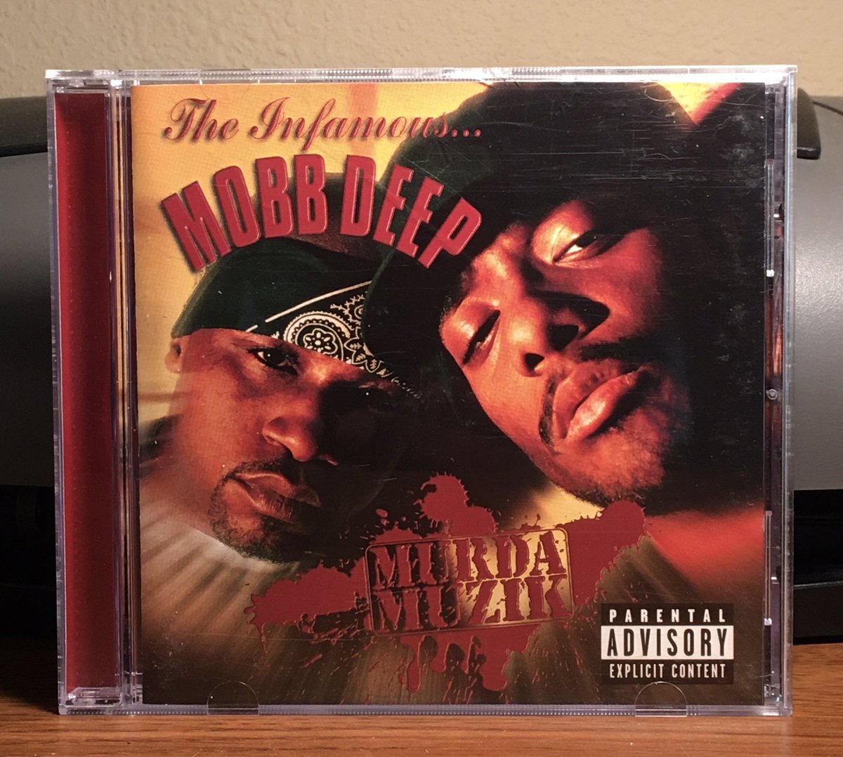HipHopandGames's tweet photo. On this day in 1999, The Infamous Mobb Deep released their fourth album Murda Muzik. The duo’s first and only album to go platinum. What’s your favorite track? #mobbdeep #murdamuzik 🔥💯💿💎 https://t.co/oFIcnMweQf