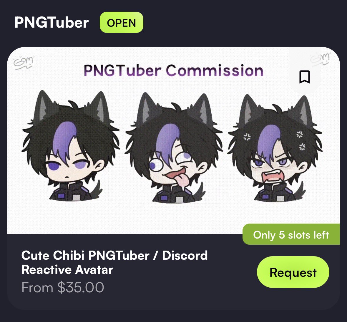 Behappymuahh's tweet photo. PNGTuber commissions are now OPEN on VGen! 🎨✨

$35 includes 1 Base Character + 2 extra expressions with commercial use already included. Perfect for your streams and Discord!

Claim your slot here https://t.co/PmjSBvT3eI

#vgen #Vgencommission #PNGTuber https://t.co/l0XPv7vrIC