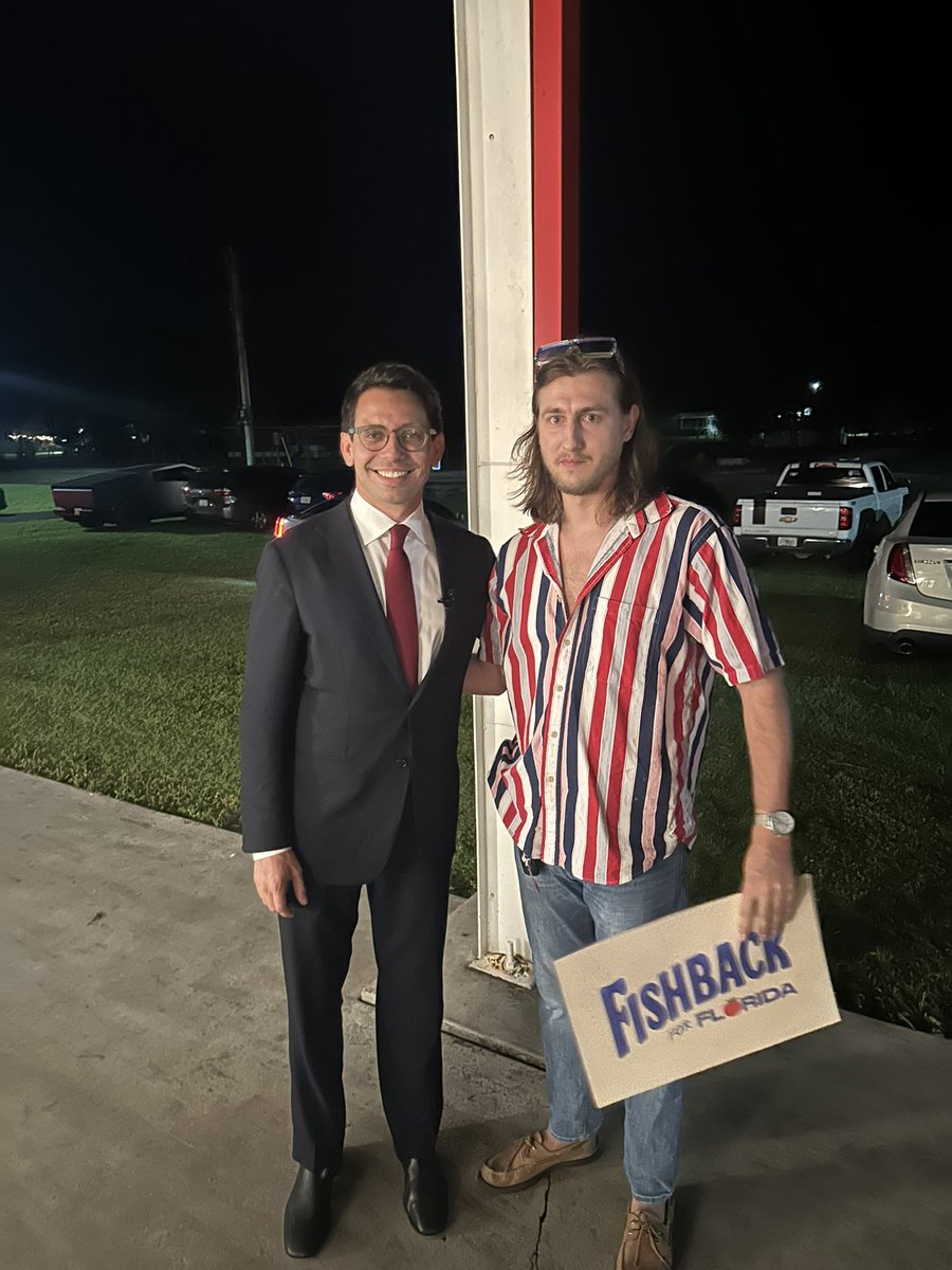OldWorldFL's tweet photo. Everybody go vote @j_fishback for Florida Governor tomorrow 🍊 https://t.co/4zCkP9peiR