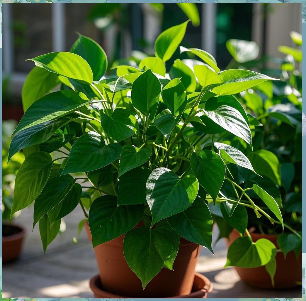 JeffWagner456's tweet photo. Just water your pothos when the top 2 inches of soil feel dry—easy, low-maintenance green vibes for any space! ， https://t.co/Yolxwev8Ro