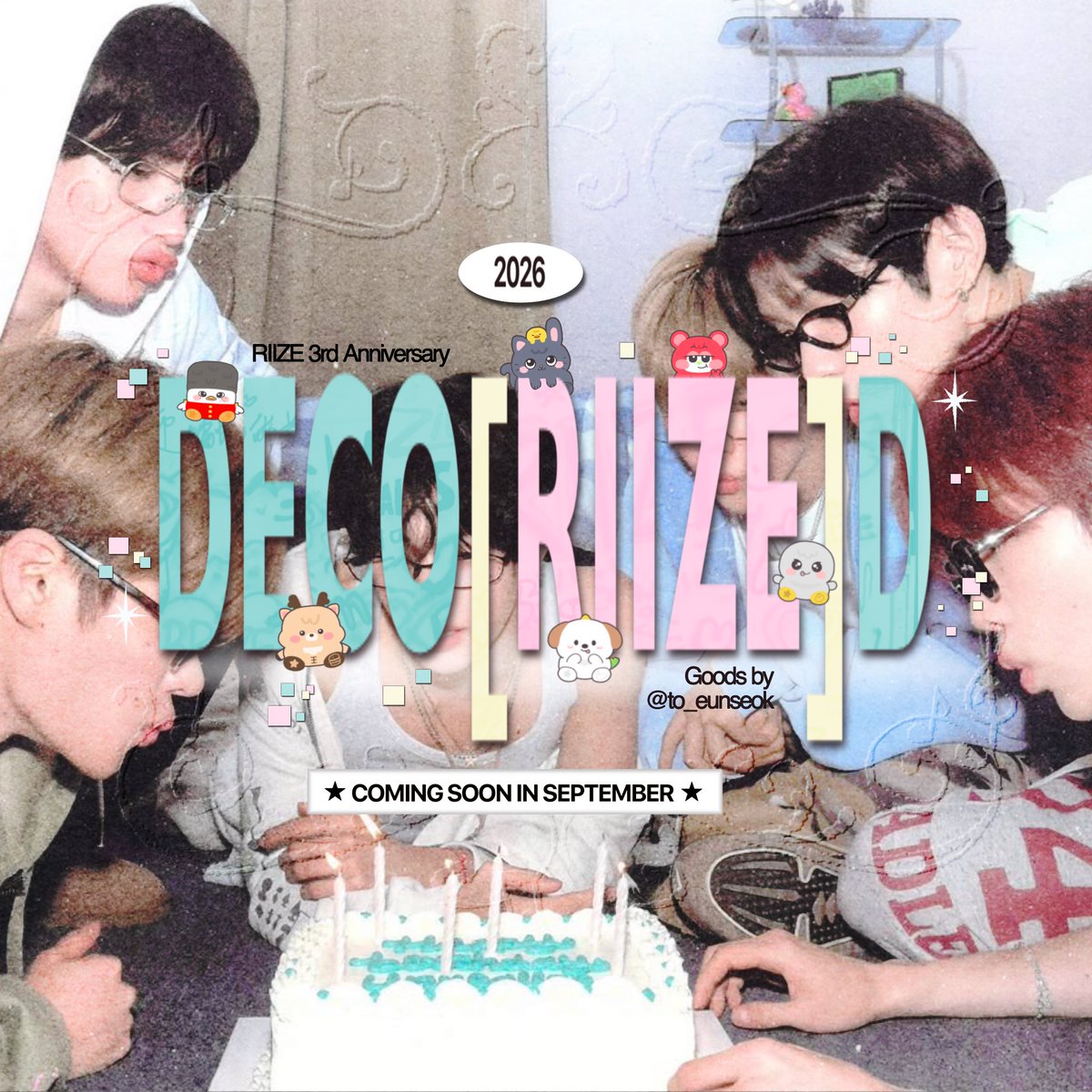 to_eunseok's tweet photo. 𝗖𝗼𝗺𝗶𝗻𝗴 𝗦𝗼𝗼𝗻…📓⭐️💭

[September ‘26]
—— ★ #DECORIIZED ★

(+🎂) RIIZE 3rd Anniversary
‧₊˚♪ Goods by @to_eunseok 𝄞₊˚⊹ https://t.co/GxVj6uLSjw