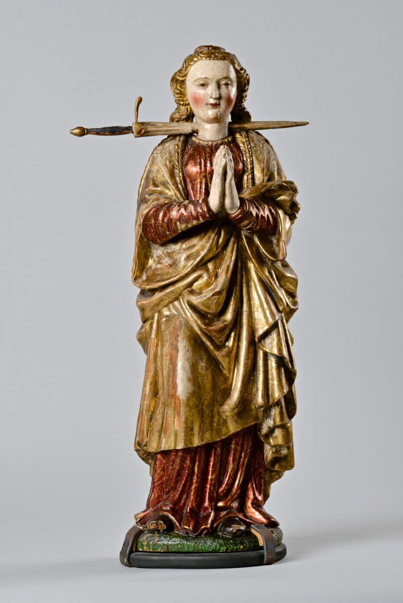 artenpedia's tweet photo. Unknown Artist
St. Lucy

wood, polychromy, sheet metal, tin, 70,5 cm, ca. 1500-30 https://t.co/KE4Rnl3sYD