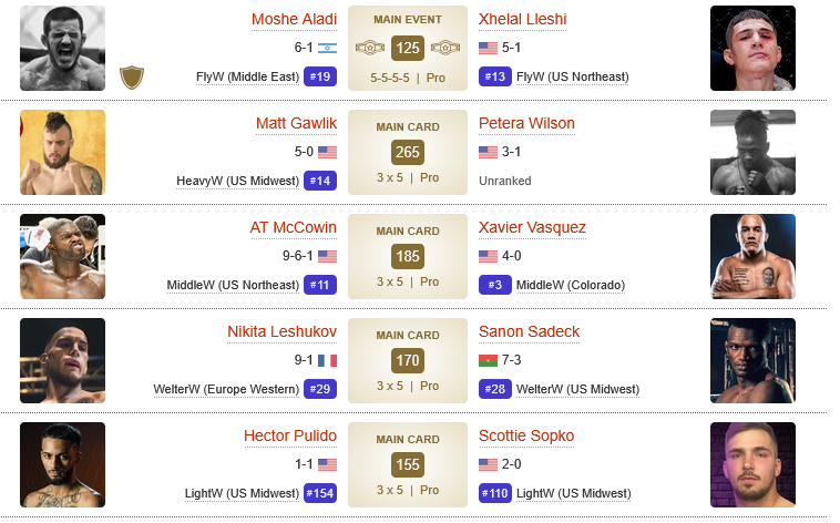 MMA__Matchmaker's tweet photo. #CFFC161 is pretty cool !
September 11th in Rockford Illinois.
#MMA https://t.co/aDtGYS5qTb