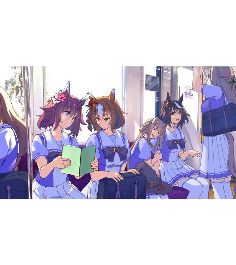 reihou19's tweet photo. ひょっとして今の画像表示の仕様なら、これ上手くいくのでは？

ウマ娘列車 https://t.co/I4drPll6pB