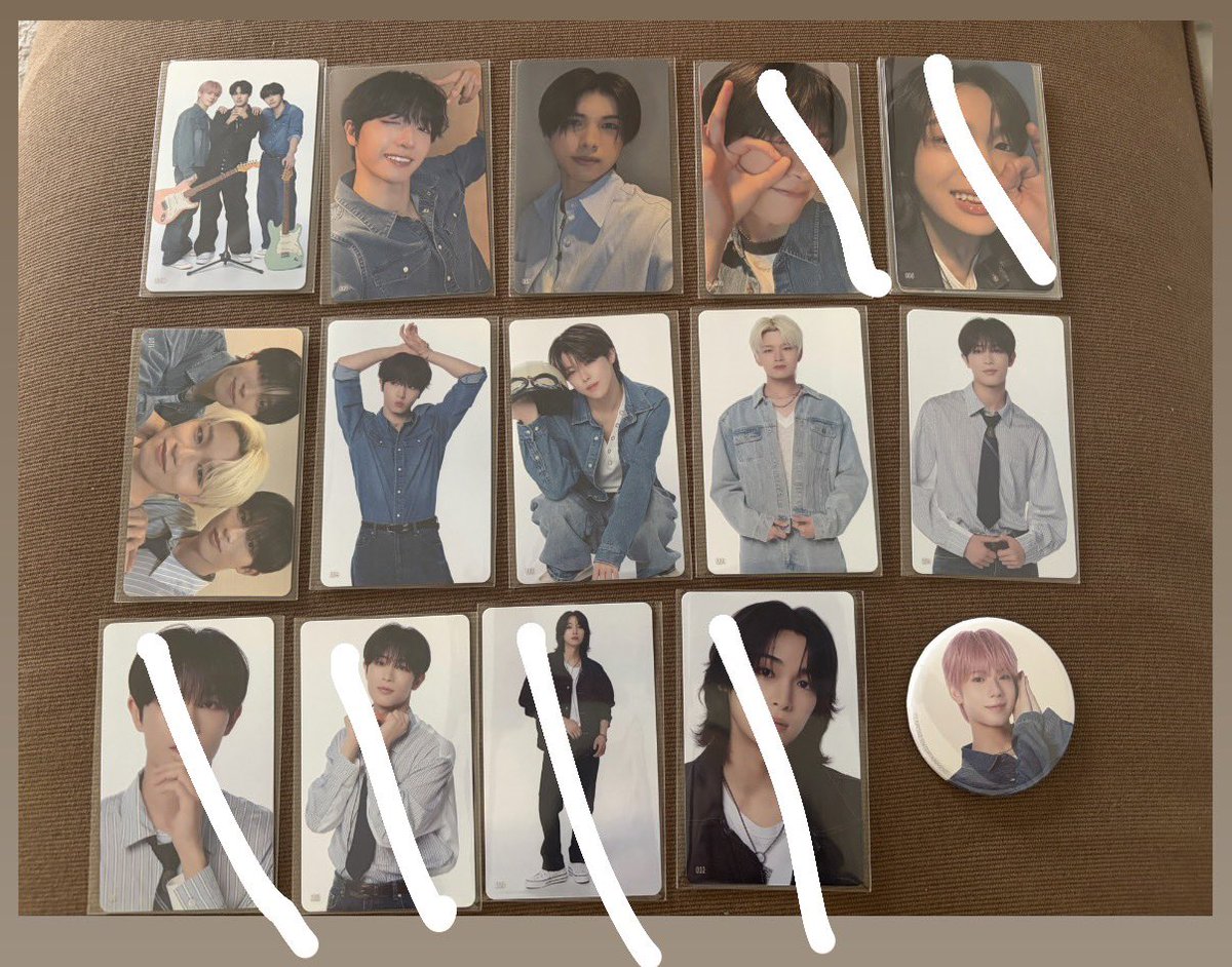 kokoro7ea's tweet photo. KO1KEYZ 1ST FAN MEETING 7000円トレカ 交換 事前EC ラントレ

[譲] シヨン 後藤 杉山 飯塚 濱田
缶バッジ 矢田
7000円 杉山011

[求]柳谷 💖>🩵>印無し 

8/22 現地交換>郵送

お気軽にお声掛けください⚾️✨

#KO1KEYZ交換 https://t.co/nShSYtn0Yr