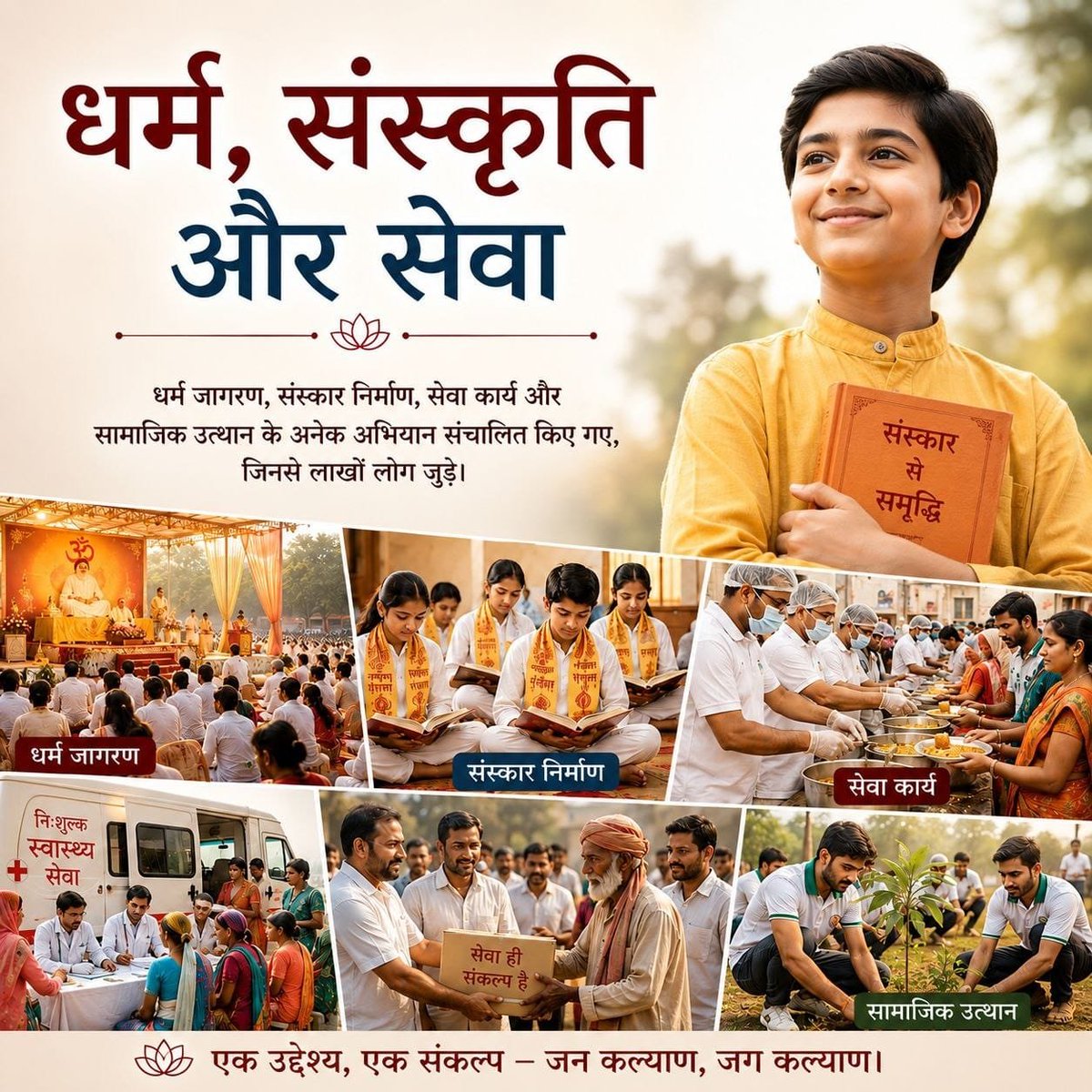 BhagvatibenM's tweet photo. मोटेरा आश्रम से वर्षों से समाज उत्थान, संस्कार और मानव कल्याण की अविरत धारा बहती है, उस पावन केंद्र ही निशाने पर क्यों?
कतSant Shri Asharamji Bapu के आश्रम की Selfless Services अतुलनीय हैं। इस दिव्य सेवा केंद्र को बचाना हमारी सभी का कर्तव्य है ।
#SaveAshra https://t.co/h2gB2z3K50