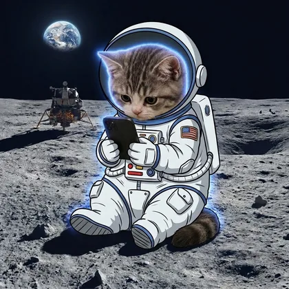 catscrollingX's tweet photo. moon mission https://t.co/mkJaIkTf4a