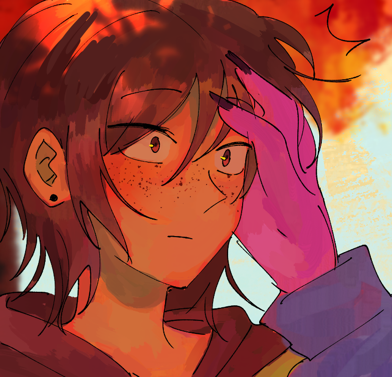 nebbeli's tweet photo. "Hii can you plz give panels of moe kris from ur freckles comic without the text?" -- ya sure .. idk which ones u want so i'll just send my favs https://t.co/2d1XrdtcFU