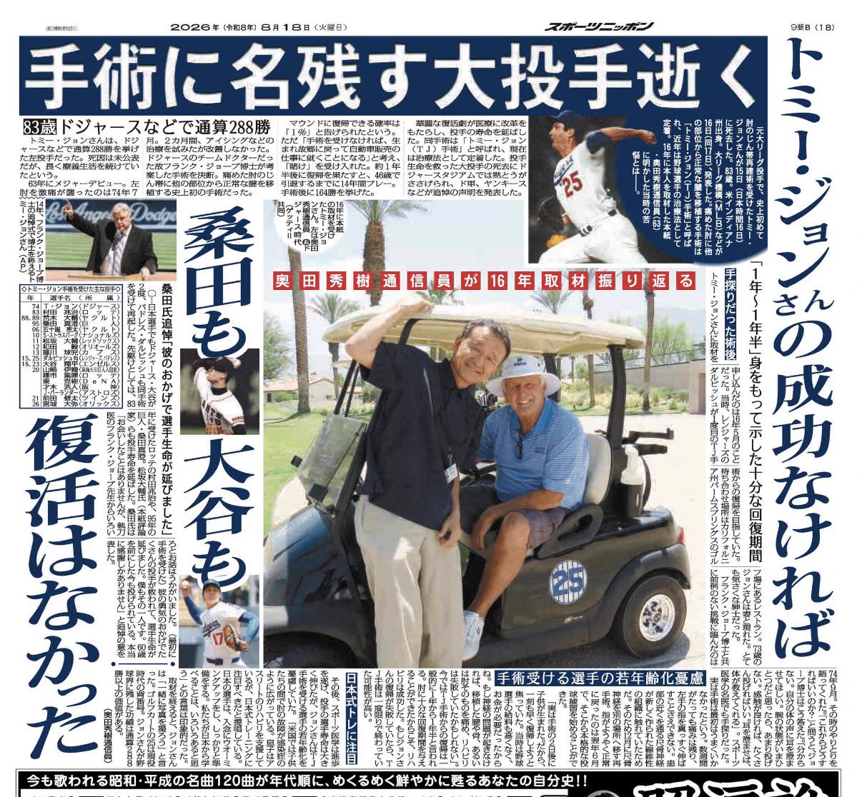 柳原直之 スポニチMLB担当 Naoyuki Yanagihara SPORTS NIPPON on X: 