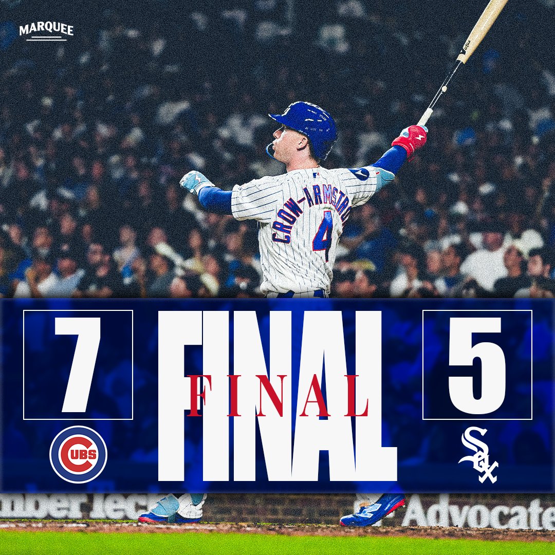 WatchMarquee's tweet photo. CUBS WIN!!! CUBS WALK IT OFF!!! https://t.co/EEshsXO4lS