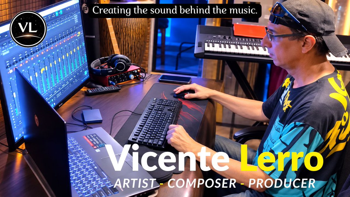 VLerroRecords's tweet photo. 🎧 Creating the sound behind the music.
Music is more than a final recording — it starts with an idea, a sound, a melody, and the work that brings everything together.
Listen:
👉 https://t.co/tLpkTLDH9X https://t.co/eBla99PyBE