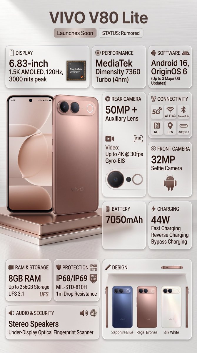 techvs2025's tweet photo. vivo V80 Lite 🔥🔥
#vivov80lite #fyp #techvs #viralreels #mobilelegend https://t.co/u0orWSOmAr