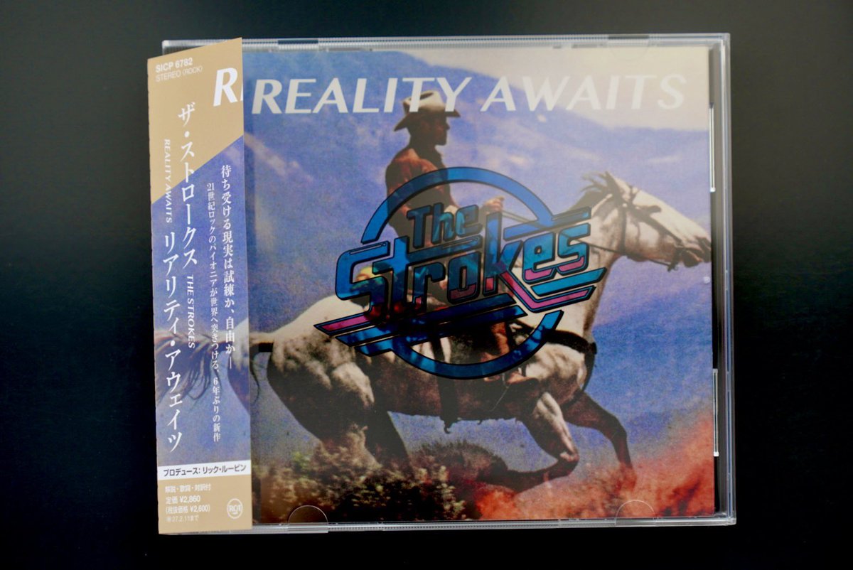 HIDEO_KOJIMA_EN's tweet photo. Purchased THE STROKES’ latest Japanese version CD, “REALITY AWAITS.”💿 https://t.co/MOWGx9DaxX