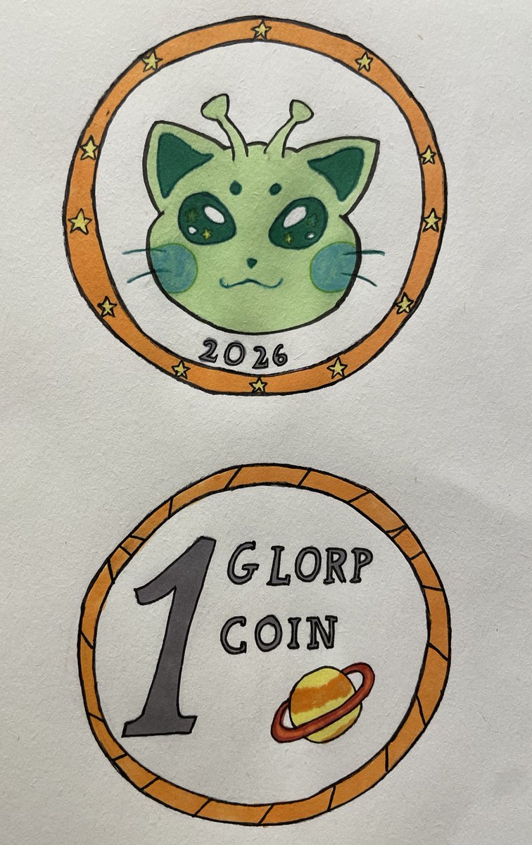 Kesedica's tweet photo. Glorp coin! #karbonart https://t.co/2xKOG19jBa