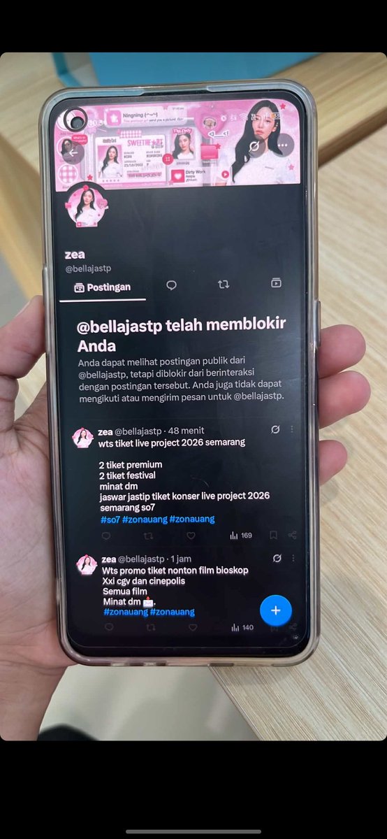 hainayutaa's tweet photo. hati-hati guys, ini penipu. 
masio cuman 35k tapi sing keno akeh yo enak wonge wes menipu manusia2 tulus koyok aku ngeneki
#zonauangㅤ #zonauangㅤ #promotiket https://t.co/BQgtCrAPPB