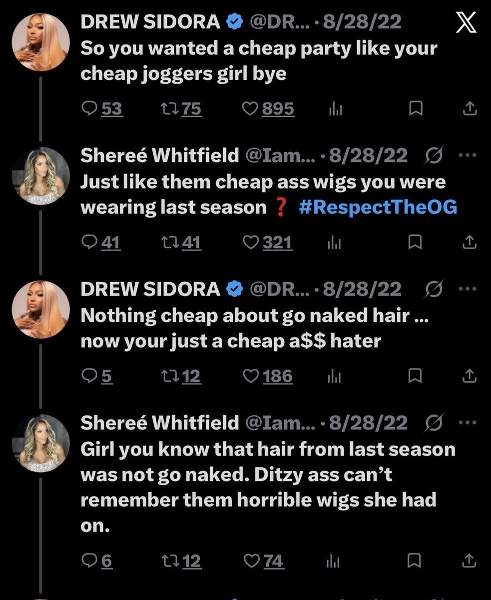 Briteadyjets's tweet photo. They used to beef with each other so good #rhoa @DREWSIDORA @IamSheree https://t.co/hartfrbUTJ