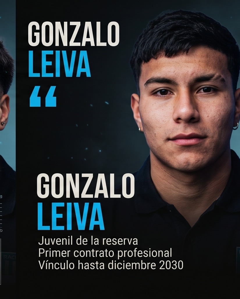 SelloRacing's tweet photo. Racing aseguró a tres juveniles hasta diciembre de 2030: Alberto Campo (19 años, figura en Reserva y con debut en Primera con Vojvoda), Santino Aguirre y Gonzalo Leiva firmaron su primer contrato con Milito y Saja.

Leé más: https://t.co/7XpIcBiytl https://t.co/mkfJJy6zDM