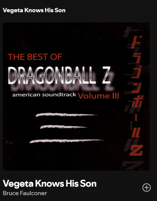 DragonBallPee's tweet photo. Daily Juice of Bruce 🥃/ #notegoat 🎵🐐
#Faulconer 👑 is coming 🐦⬛
Volume III: "Vegeta Knows His Son"
https://t.co/j7JkKb73eF (On mobile, it may ask you to hit Play, then ask you to "Get The App." If Spotify is installed, "Get The App" should automatically load Spotify and pull the song up.)📱
Bruce Faulconer made his canon debut in the Pee Universe on 08/08/2026, and the Daily Juice of Bruce 🥃is aimed to help promote his Spotify and increase general Bruce Faulconer awareness. This is our most consistent way of supporting the One True King on his quest to dethrone the tyrannical warmonger known as Taylor Lannister from the Billboard Top 100. One listens carries its weight worth in gold.
If you appreciate Bruce Faulconer's musical contributions for the "Classic Era" of Dragonball Z that we grew up with, please consider liking/sharing this post or seeing Bruce's Gooses below for more information about joining the Pee Warriors.
🛑Most of Bruce Faulconers iconic tracks are very 'short' theme songs rather than actual songs. In many cases the show might have looped them together or pieced it to give the illusion they were full length, but this one is just under a minute, but will be distinguishably familiar.