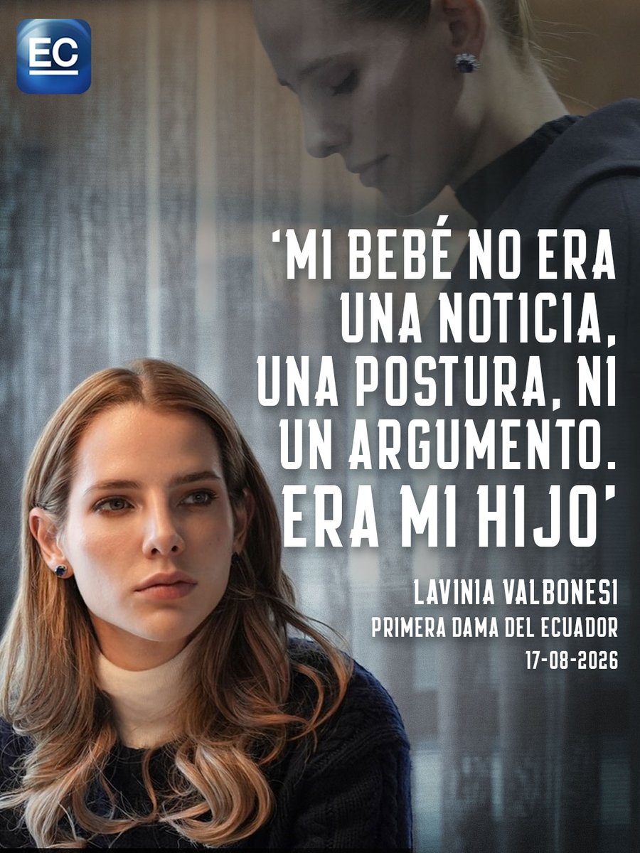elcomerciocom's tweet photo. Lavinia Valbonesi se refirió a la pérdida de su hijo Stefano Noboa. Su carta 👉 https://t.co/bsYMdPIYTc https://t.co/7TOyWzUbmI