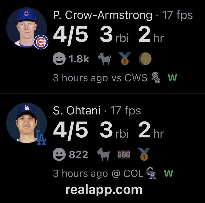 realapp's tweet photo. They really put up the same exact statline 😭 https://t.co/nD4eYSSHCj