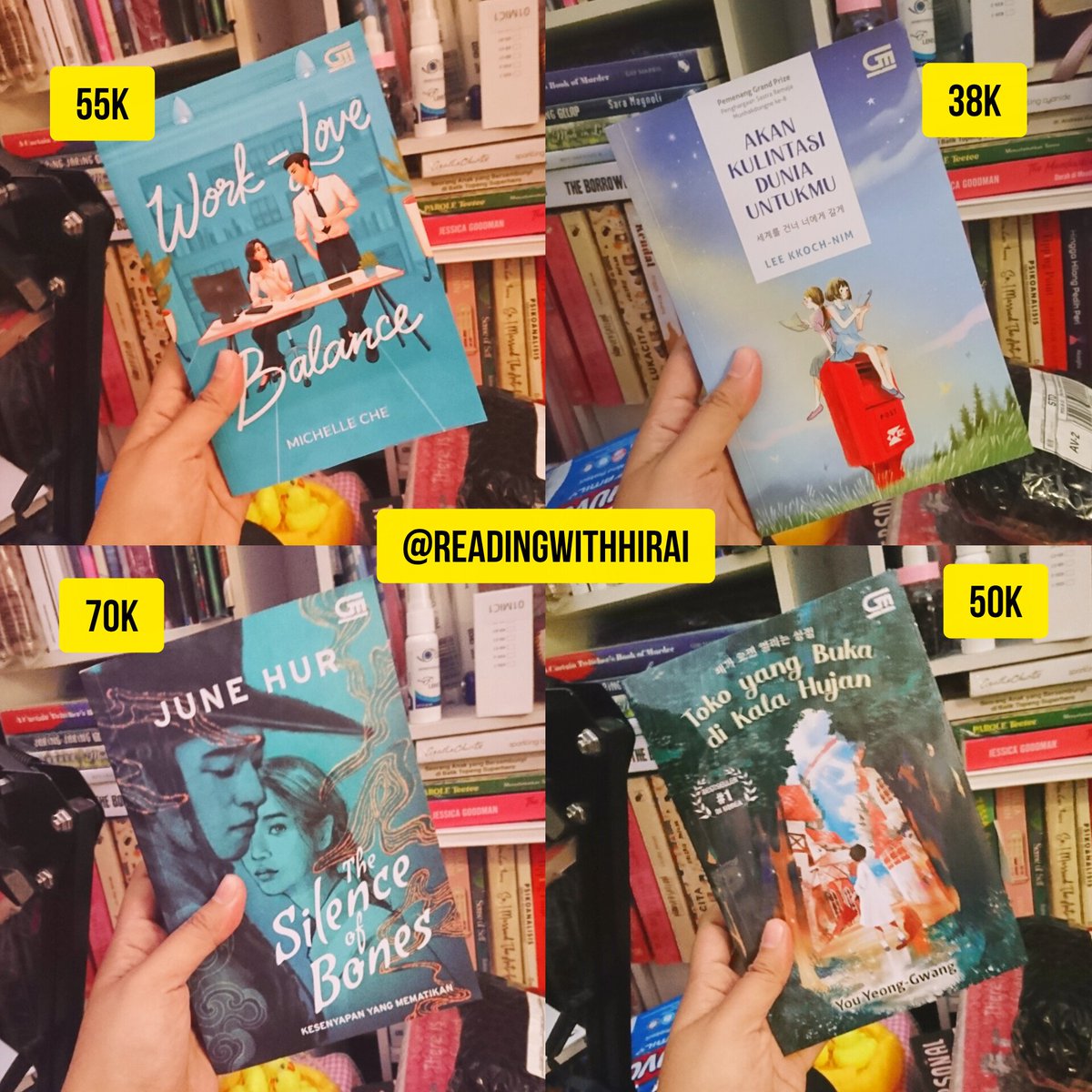 rkivee18's tweet photo. 📚 WTS buku kolpri preloved unsealed good condi
Menjual buku untuk membeli buku❤
Pengiriman dari Jawa Timur
bisa split pay/oren + adm/manual
#wtsbuku #wtspreloved #buku
Take all lebih murah ada diskon https://t.co/IhWUPTCrvh