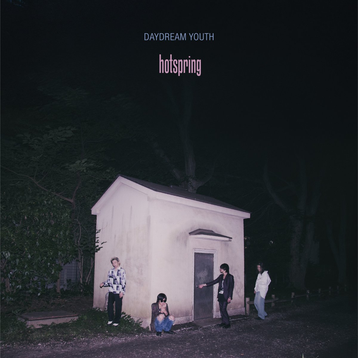 hotspring_band's tweet photo. NEW ALBUM
「DAYDREAM YOUTH」

2026年12月5日(土)リリース！
数量限定アナログ盤 ¥4,400(税込)

Side A
1.音楽をこえろ
2.I Think
3.BIG KISS IN THE SATURDAY NIGHT
4.マドモアゼ・ルル
5.LAST STAND WILD BUNCH

Side B
1.副作用
2.十二小節
3.新宿
4.リドラ
5.STARLIGHT
6.ひかり https://t.co/ebZm72dyVY