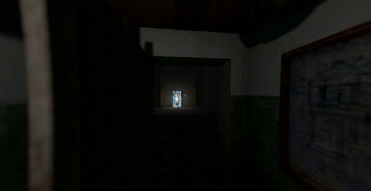 ZackGphom's tweet photo. continuing to work on the atmosphere of my Source/PS1-style routine horror project, here are a couple of shots from the scene drafts.
#gamedev #gamejam #art https://t.co/MifWXpkra1