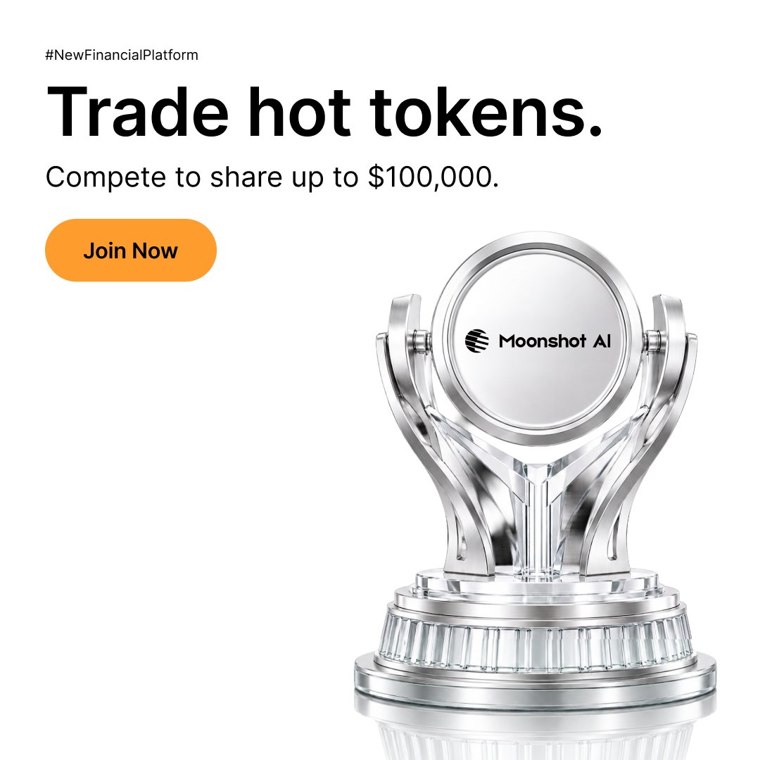 Bybit_Official's tweet photo. ⚡ 3 DAYS LEFT

Trade Moonshot AI Perps. Climb the leaderboard. Compete for $100K.

Token Buzz is Bybit's new trading comp where the prize pool grows with every trade. https://t.co/RZAvS7IWGQ