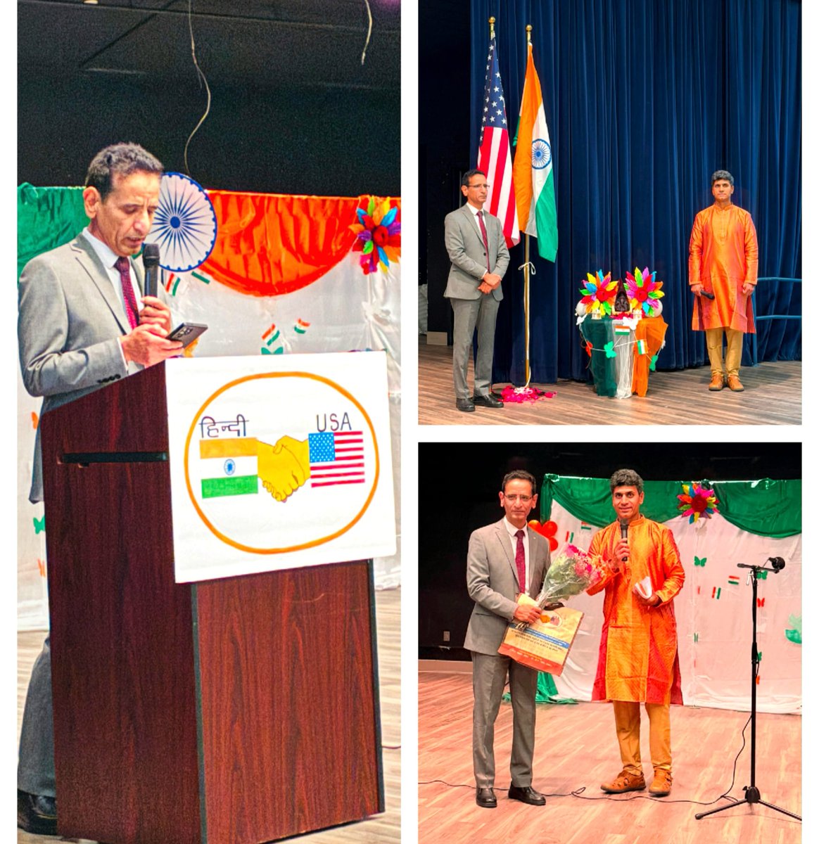 CGILosAngeles's tweet photo. Consul Kulwant Singh joined the #Indiancommunity at Erle Stanley Gardner Middle School, #Temecula, for #HindiUSA’s Independence Day celebration. Consul hoisted the tricolor as the National Anthem echoed around, followed by patriotic and cultural performances by the young population in celebration of India’s #freedom, #heritage and #diversity. 🇮🇳
@MEAIndia @IndianEmbassyUS @IndianDiplomacy @mygovindia @MinOfCultureGoI @MIB_India @PIB_India @diaspora_india @drkjsrini @cityoftemecula @TVUSD #hindiusa
#IndiaAt80 #IndependenceDayIndia #AzadiMahotsav2026 #UnityInDiversity #IndianDiaspora #IndiaInUSA #Temecula #HarGharTiranga