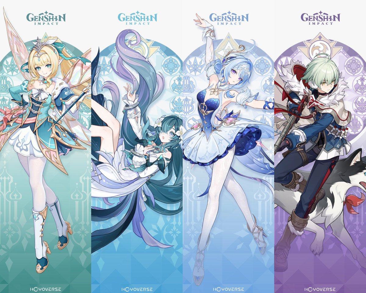 GenshinUniverse's tweet photo. SNEZHNAYA DRIP MARKETING 

#GenshinImpact https://t.co/naPQmSUquK