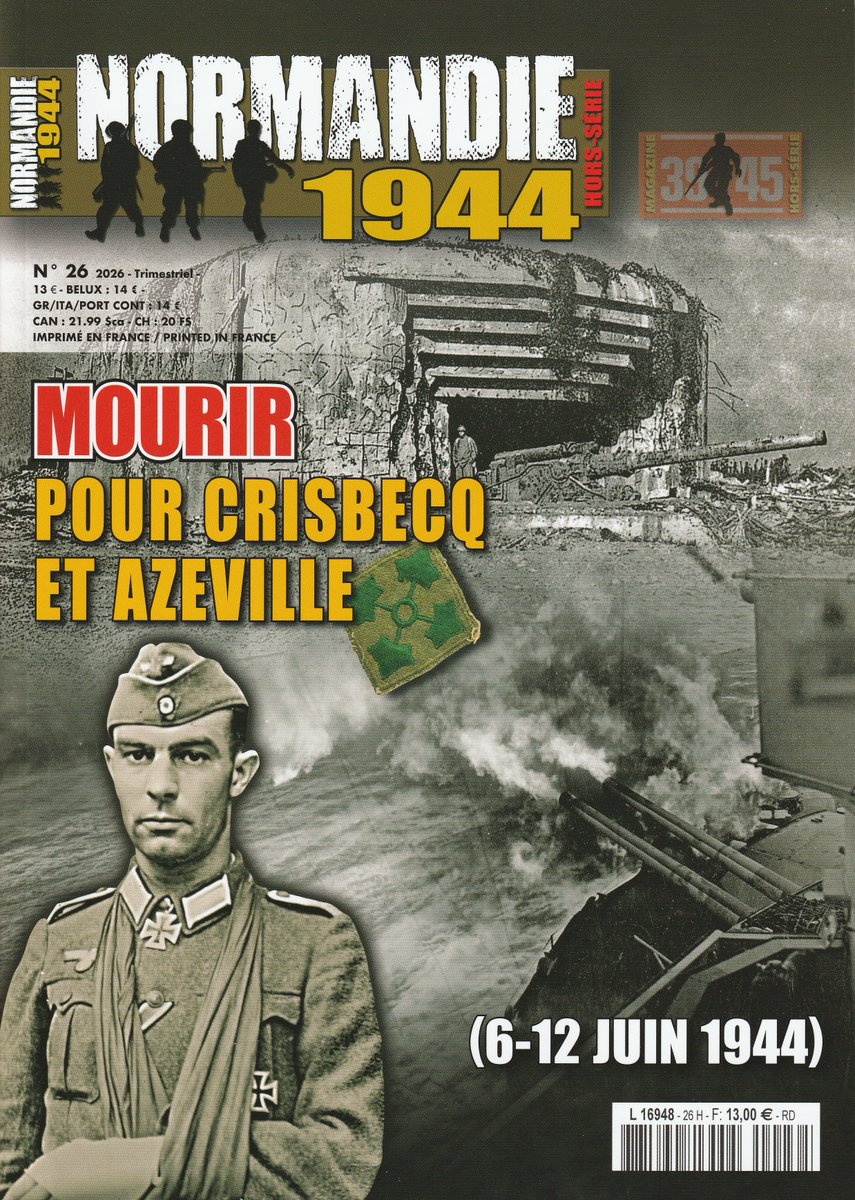 3945km's tweet photo. 📚 Dernière recension en ligne : Normandie 1944 Magazine hors-série n°26
À découvrir ici 👉https://t.co/5SuOOpnMch
#3945km
#HistoireMilitaire #MilitaryHistory #SecondeGuerreMondiale #WW2 #magazines #Heimdal #Normandie1944 https://t.co/pmQEk8JyX6