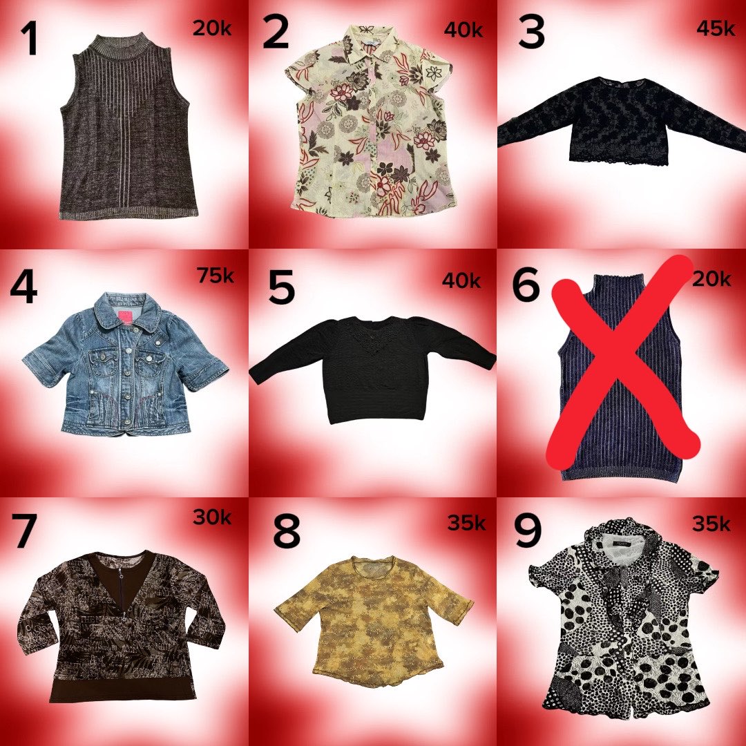 yaswinners's tweet photo. bismillah trusted
yuk gais yang mau beli curated thrift di aku langsung check out di shopee, aku mau restock lagi yuk abisin dulu 🤩

ada proof barang sold out cosmicloth di shopee insya Allah amanah
link: https://t.co/acwi057RnP
#zonauangㅤ #thrift #zonajajan #murah https://t.co/QZbfnszxJs