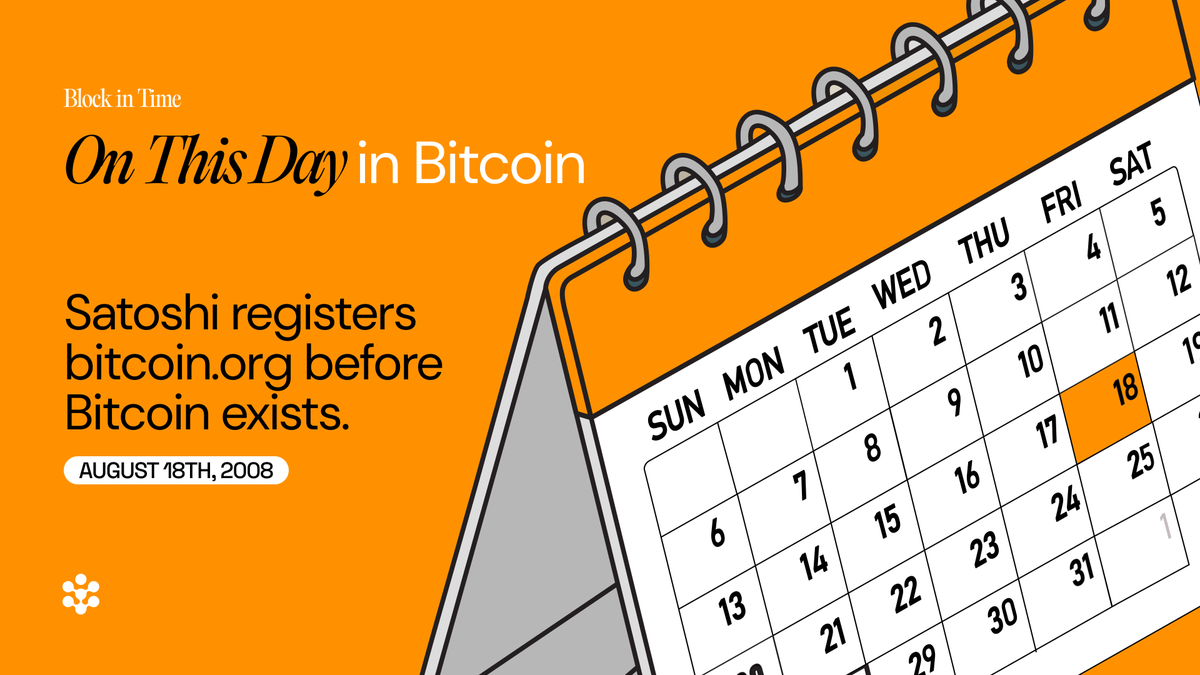 rootstock_io's tweet photo. On this day in 2008, https://t.co/4CckfafbLz was registered, 74 days before the Bitcoin whitepaper was published.

Satoshi’s name never appeared on the registration, and the domain was registered through AnonymousSpeech, a Japanese service specifically designed to keep domain owners anonymous.

Even the payment trail could be obscured: AnonymousSpeech accepted cash sent by mail, MoneyGram, or a transfer to a Swiss bank account. It's not known which method Satoshi used.

Before anyone knew what Bitcoin was, its creator was already taking steps to remain anonymous.