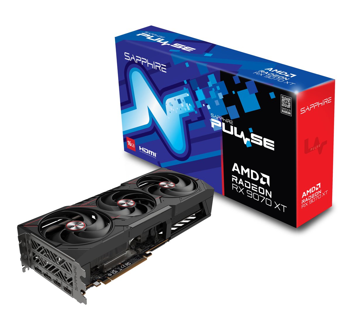 SapphireTech_JP's tweet photo. 【標準こそ至高】
ベーシックなシリーズだからこそ良さが出る
PULSE RX 9070 XT

一体型冷却モジュールやHoneywell PTM7950 TIM、ファン設計等、冷却や静音性に関して妥協せず、Sapphire愛好家のみなさまに納得していただける一品です。

ブラケットも3スロットにすることでかかる負荷にも配慮！

細かく見れば見るほど美しい製品です