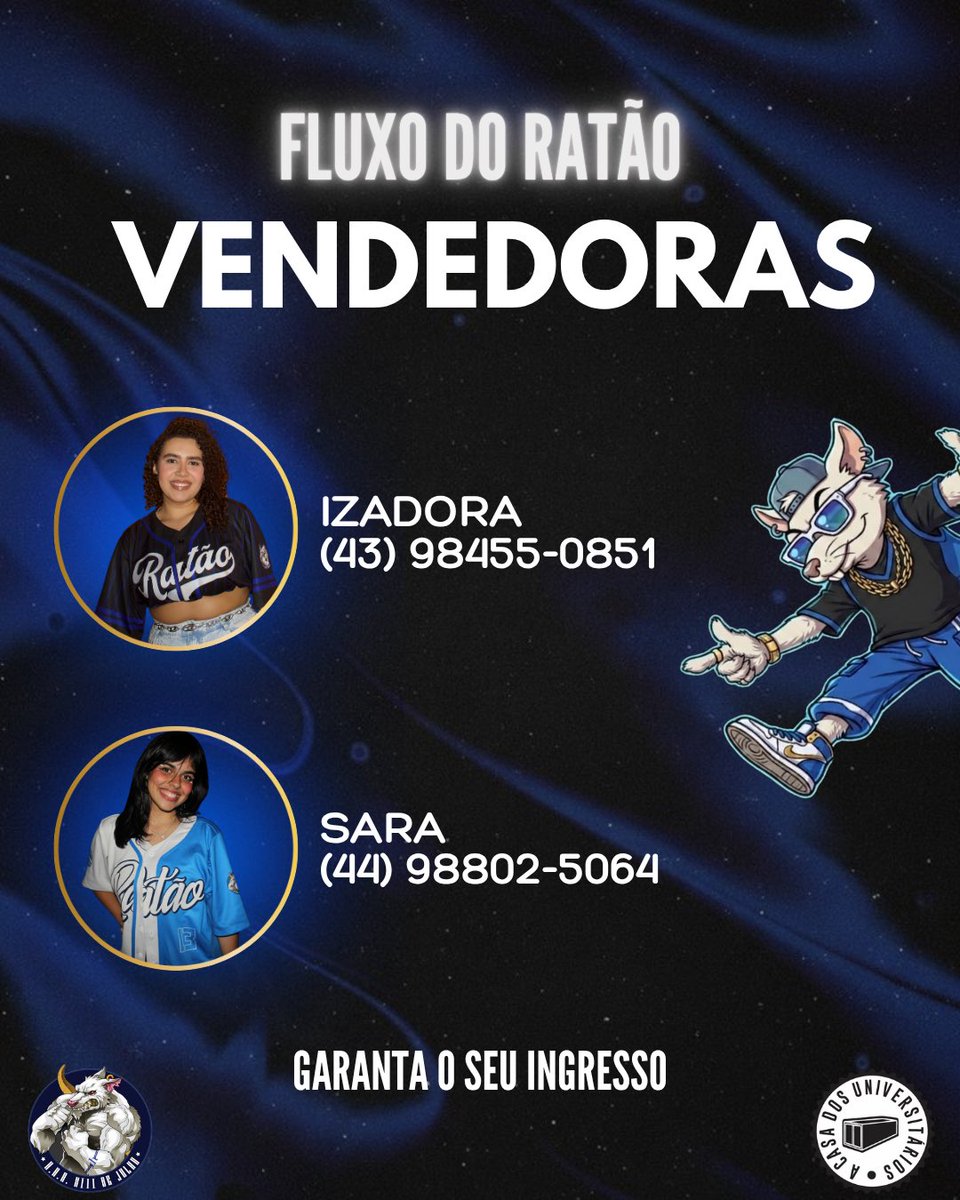 psicocesu's tweet photo. Teu rolê de sábado já está garantido!🔥

FLUXO DO RATÃO no CONTAINER BAR nesse sábado!!! 🐁

Garanta já seu convite com uma de nossas vendedoras para não ficar de fora dessa! 🍻💙 https://t.co/1HvEZzBRN5