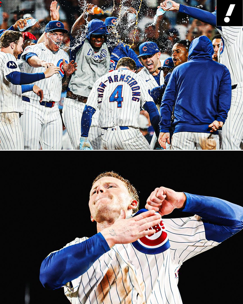 YahooSports's tweet photo. A night Pete Crow-Armstrong won't ever forget 🤯 

Leadoff home run
Walk-off home run
4-hit game
Joined the 30/30 club

What a game 👏 https://t.co/AmXA1okAAh