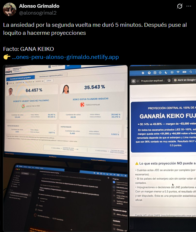 MGoblinciano's tweet photo. JAJAJAJAJAAJ KCHUDO Y CON UN FUJIMORISTA, QUE BONITO ES EL KARMA WEON https://t.co/o017JZv2ab