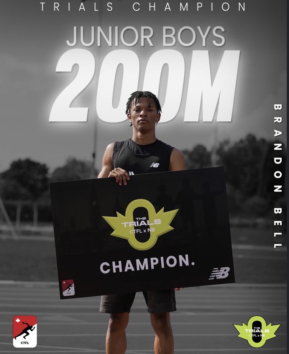Brandonibell's tweet photo. @CTFL_official x @newbalance Trials
Vid 1 lane 4- 22.9
Vid 2 Finals lane 6- 22.6 https://t.co/o7OjuJb8lm