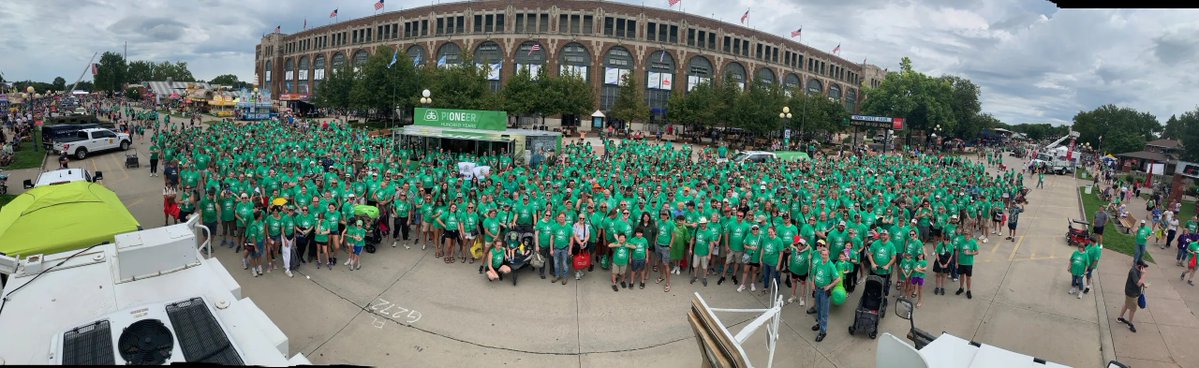 adenner's tweet photo. Honored to be a small part of the last 100 years of Pioneer. See if you can find Isaac on my shoulders at the @IowaStateFair @corteva https://t.co/nqt3yf0cSG