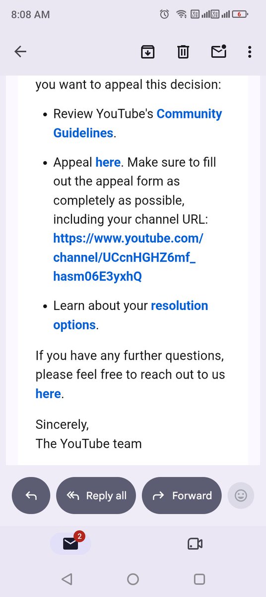 Mirazls4c's tweet photo. Hi @TeamYouTube, I never intended to violate any policies. If any mistake happened unintentionally on my part, I sincerely apologize. Could you please guide me if there is any official way for me to get a fresh start and create content on YouTube in the future? https://t.co/KEKeKWfCNK