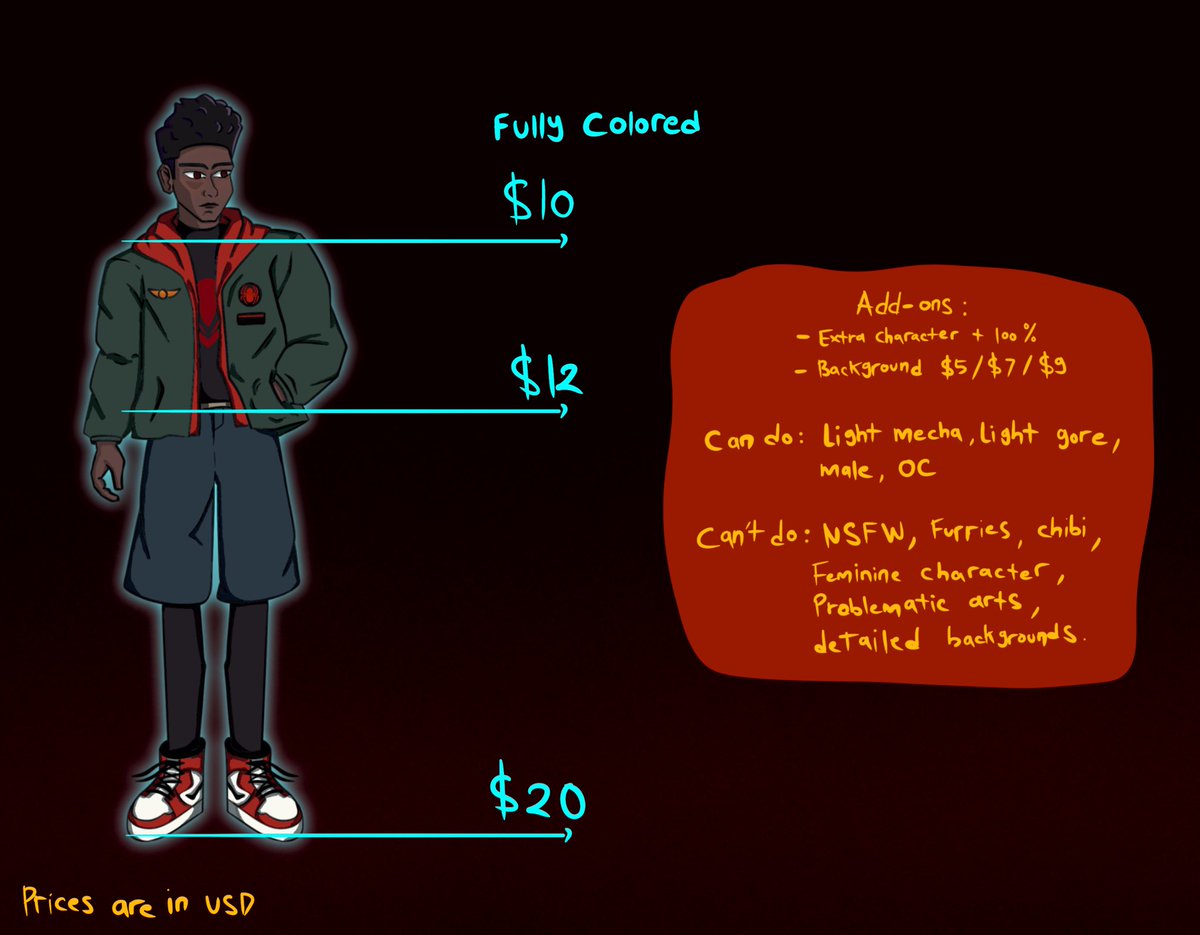 kevenfrkey's tweet photo. Hi! Im opening my first art commission in my style
Please read the sheets carefully ✨

TAT: 2 days - 1 week

Feel free to dm and ask questions :)

#artcommission #opencommission #WTS https://t.co/kSsD9ExQdS