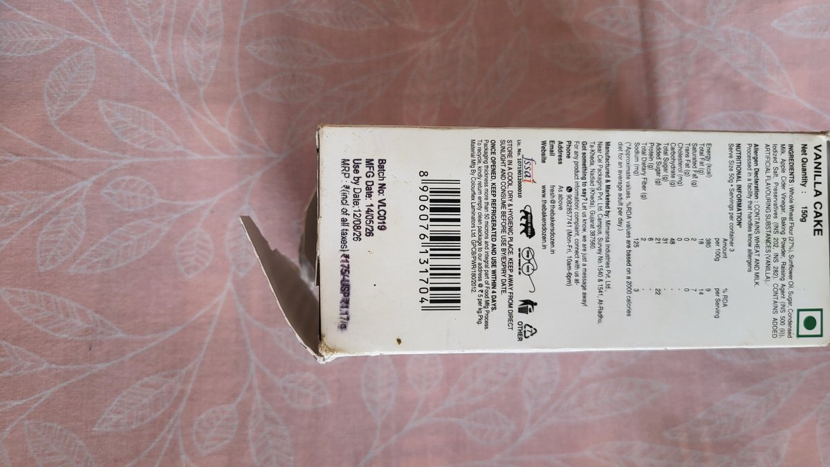 ZainabIslahi's tweet photo. I ordered a Zero Maida Vanilla Cake of @FreshatTBD from @Flipkartminutes and this is how I have recieved my order. Expired and inedible. I have tried reaching out to flipkart multiple times but there is no way I can complain about this situation to flipkart @flipkartsupport https://t.co/7epEsORRLx