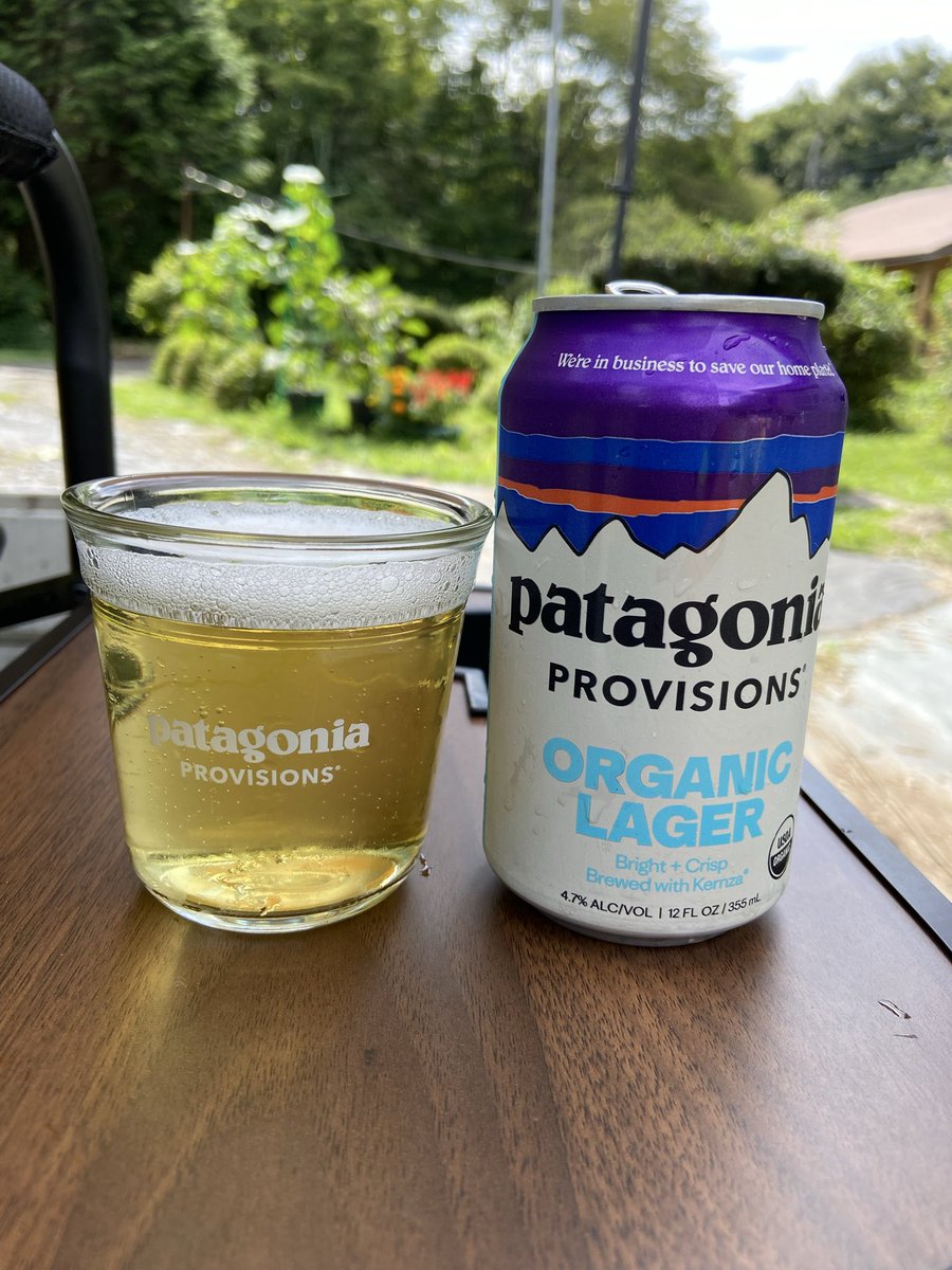 Steppin_life's tweet photo. パタゴニアのラガービール🍺 https://t.co/rav9XzvjQG