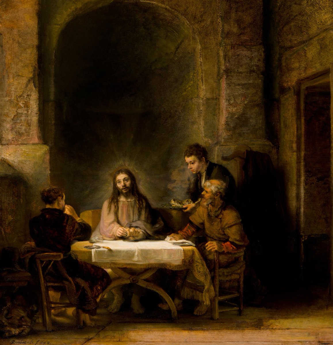 Goudriaan2's tweet photo. The Supper at Emmaus
#Rembrandt, 1648 https://t.co/Qi5sQCOjbB