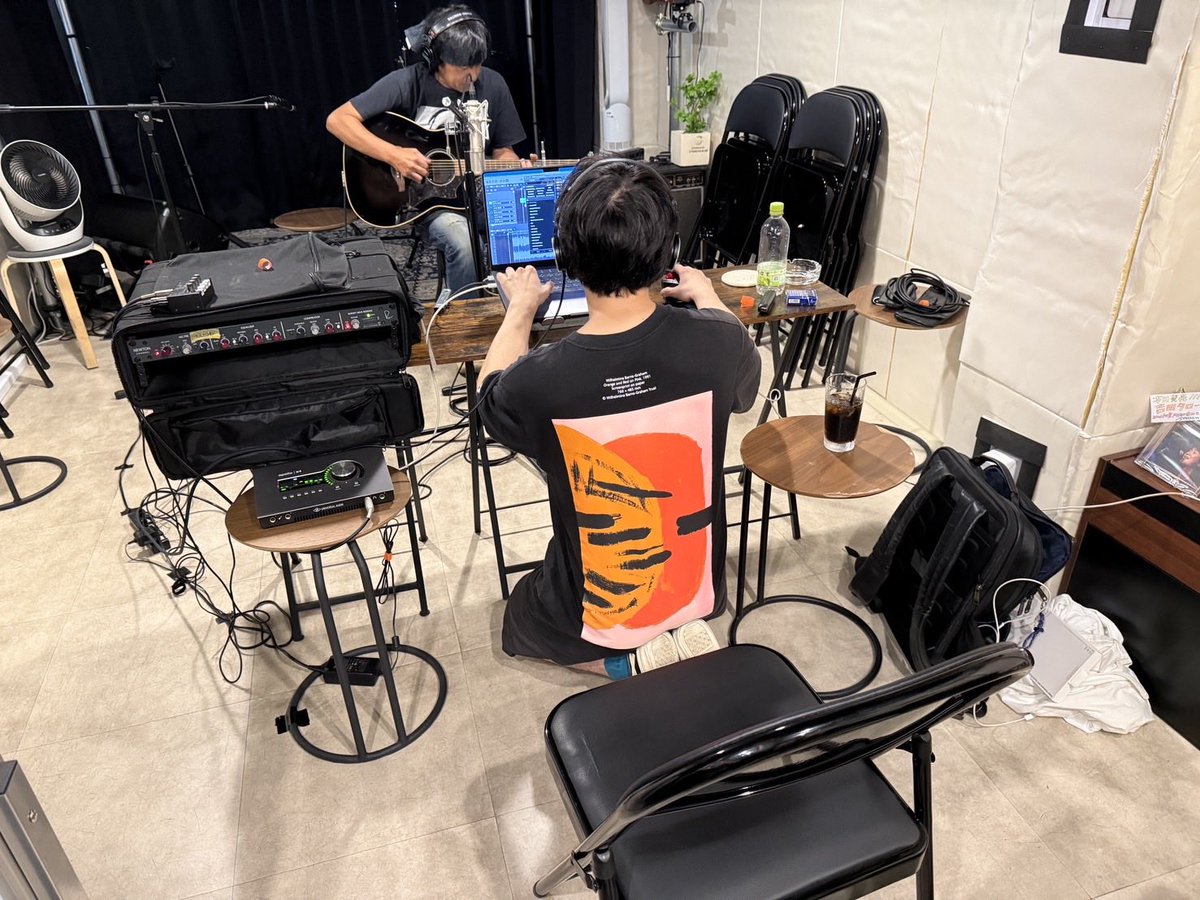 reitter_jp's tweet photo. ロンサムレーベル第三弾の
兵頭芳和さんのレコーディングしてます！
良き作品になりそうです❤️‍🔥 https://t.co/zjfIWL1VF6