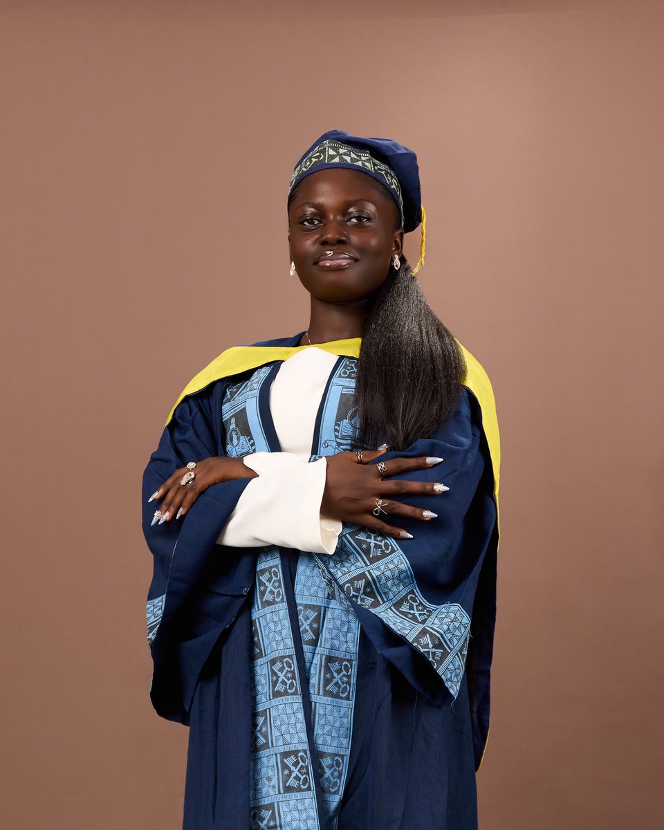 anickytwtss's tweet photo. The tall graduate is here🙏❤️
it’s my time to shine✌🏻✨

Congratulations to me.❤️
B.A. Philosophy (Hons), class of 2026✅ 
Lagos state university (LASU) https://t.co/15O3exCUuL