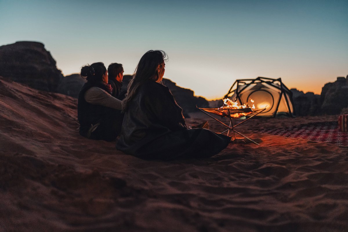FlawlesslyK's tweet photo. Sunset glow, crackling campfire, and quiet stars above—this perfect weekend reset hits different.  #CamperLife https://t.co/xIRCq9PVzI